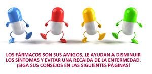 Los farmacos son sus amigos, le dan consejos para reducir los sintomas y evitar una recaida de la Insuficiencia Cardiaca.